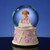 5.5" Animated Musical "Jesus Loves Me" Girl Prayers Water Globe Glittering Snow Dome - IMAGE 1
