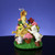 4.5" Animated Musical "Bobbing Cats on Garden Cart" figurine - IMAGE 1