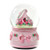 5.5" Animated Musical "Ballerina Slippers and Bows" Water Globe Glittering Snow Dome - IMAGE 1