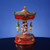 7.75" Whimsical Animated Musical Holiday Snowmen and Reindeer Carousel Figurine - IMAGE 1