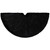 Faux Black Sable Fur Christmas Tree Skirt - 48" - IMAGE 5