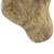 Faux Fur Christmas Stocking with Pom Poms - 20.5" - Beige and Brown - IMAGE 4