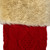 Cable Knit Christmas Stocking - 20.5" - Red and Beige - IMAGE 5