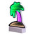 LED Lighted 3D Palm Tree Infinity Mirror - 8" - IMAGE 6