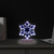 LED 3D Snowflake Christmas Infinity Mirror Light - 7.75" - IMAGE 3