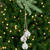 Cascading Christmas Jingle Bell Ornaments - 13.5" - White - Set of 2 - IMAGE 1