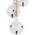 Cascading Christmas Jingle Bell Ornaments - 13.5" - White - Set of 2 - IMAGE 4