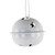 Stars and Snowflakes Christmas Jingle Bell Ornaments - 1.5" - White - 12ct - IMAGE 3