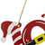 Santa Hat and Belt Joy Christmas Wall Sign - 12.25" - IMAGE 5