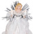 Lighted Angel with Candle Christmas Tree Topper - 10.5” - Silver - Clear Lights - IMAGE 6