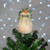 Angel with Candle Lighted Christmas Tree Topper - 10.5” - Gold - Clear Lights - IMAGE 3