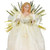 Angel with Candle Lighted Christmas Tree Topper - 10.5” - Gold - Clear Lights - IMAGE 6