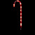 24" Lighted Candy Cane 8-Function Outdoor Christmas Pathway Markers - Set of 8