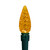 LED C6 Faceted Christmas Lights - Multicolor - 15.75’ Green Wire - 50ct - IMAGE 6