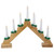 LED Lighted Christmas Candelabra Bridge - 13" - Natural Wood - IMAGE 2