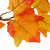Pre-Lit Maple Leaf Fall Harvest Garland - 5' x 5" - Warm White Lights - IMAGE 4