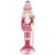 Pastel Candy Nutcracker King Christmas Figure - 21.5" - Pink - IMAGE 2