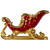 Santa's Sleigh Christmas Decoration - 19" - IMAGE 2