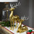 Standing and Sitting Reindeer Christmas Figures - Gold - Set of 2 - IMAGE 2
