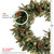 Pre-Lit Green River Spruce Artificial Christmas Wreath - 24" - Clear Lights - IMAGE 4