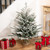 Real Touch™ Pre-Lit B/O Tamarack Pine Artificial Christmas Tree with Burlap - 3' Warm White LED - IMAGE 1