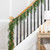 Real Touch™ Pre-Lit Cedar Pine Artificial Christmas Garland - 10' - Warm White LED - IMAGE 1