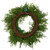 Real Touch™ Cedar and White Pine Artificial Christmas Wreath - 30" - Warm White LED