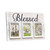 Collage 3-Slot "Blessed" Picture Frame - for 4" x 6" Photos - 12" x 18" - IMAGE 6