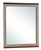 Wooden Framed Rectangular Dresser Mirror - 39.5" - Brown - IMAGE 2