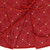 Round Quilted Tree Skirt - 60" - Red and Gold - IMAGE 4