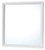 Wooden Framed Dresser Mirror - 36" - White - IMAGE 2