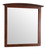 Wooden Framed Rectangular Dresser Mirror - 37" - Chocolate Brown - IMAGE 2