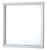 Wooden Square Framed Dresser Mirror - 36" - Silver - IMAGE 3