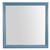 Square Wooden Framed Dresser Mirror - 38" - Blue - IMAGE 1