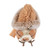 Faux Fur and Plaid Peachy Plush Standing Bird - 7.5" - IMAGE 6