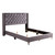 Jeweled Tufted Upholstered Panel Full Bed - 80" - Gray - IMAGE 3