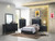 Tufted Upholstered Twin Panel Bed - 80" - Black - IMAGE 2