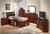 Wooden Panel Twin Bed with Drawers - 87" - Cherry Brown - IMAGE 6