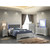 LED Lighted Jewel Tufted Panel Full Bed - 80" - Silver Champagne - IMAGE 1