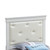 Tufted Twin Panel Bed - 80" - Silver - IMAGE 3