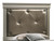 Tufted Twin Panel Bed - 80" - Silver Champagne - IMAGE 6