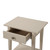 1-Drawer Wooden Nightstand with Open Shelf - 28" - Beige - IMAGE 3