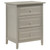 3-Drawer Wood Nightstand - 25" - Silver Champagne - IMAGE 6