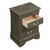 3-Drawer Wooden Nightstand - 29" - Gray - IMAGE 3