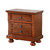 2-Drawer Cherry Finish Wooden Nightstand - 28" - Red - IMAGE 5