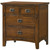 4-Drawer Distressed Nightstand - 30" - Brown - IMAGE 1