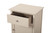 Wooden Nightstand with Drawer and Door - 25" - Beige - IMAGE 3