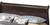 Wooden Sleigh Full Platform Bed - 90" - Dark Brown - IMAGE 5