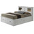 King Platform Bed with Storage Drawers - 87" - White - IMAGE 3