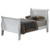 Wooden Sleigh Twin Platform Bed - 87" - White - IMAGE 3